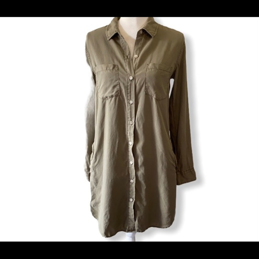 Thred+Supply Shirt Dress Long Sleeve Utility S